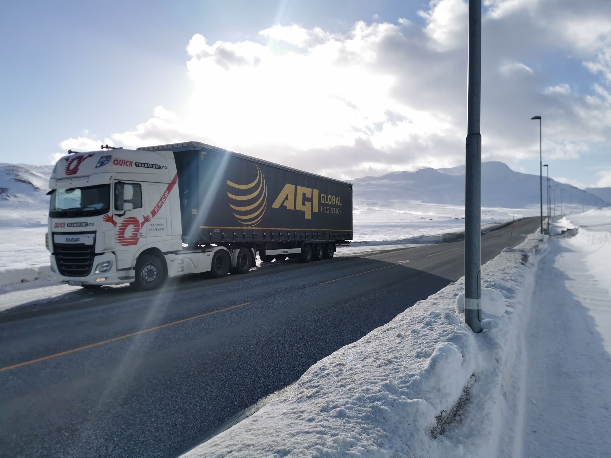 Road freight AGI Global Norway