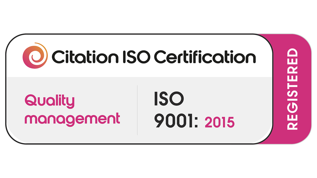 ISO 9001 certification update!